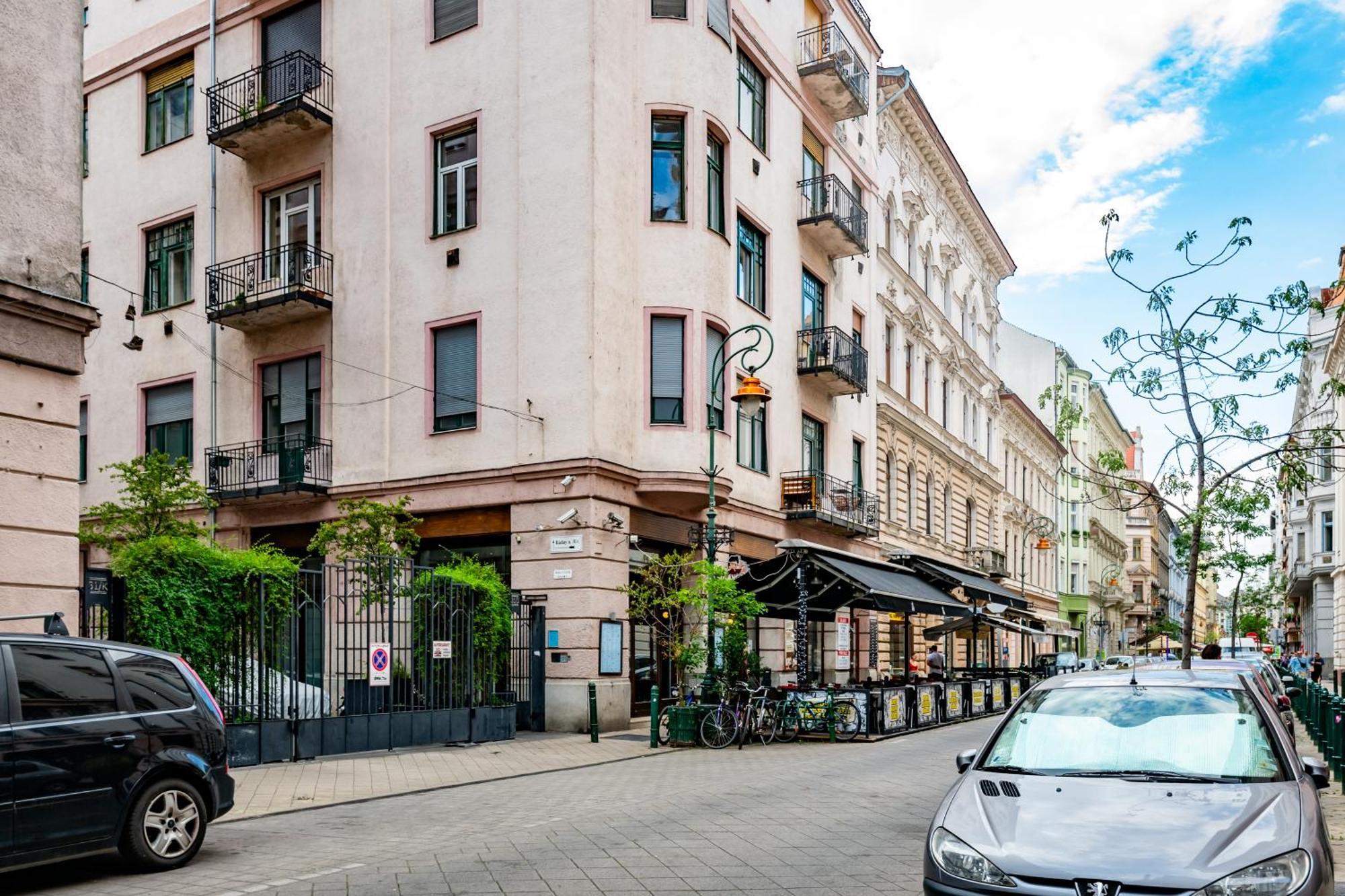 Jungle Aesthetics Downtown Apartman Aircon And Garage Parking Boedapest Buitenkant foto