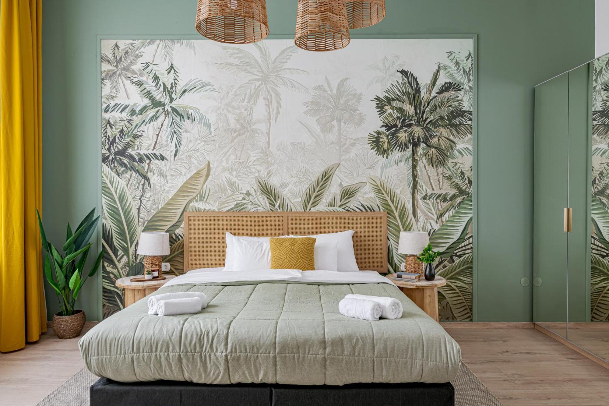Jungle Aesthetics Downtown Apartman Aircon And Garage Parking Boedapest Buitenkant foto